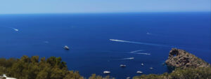 Trànsit nàutic a Sa Foradada, Serra de Tramuntana. Imatge Ultima Hora.