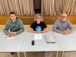 Ignasi Cifre (Arrels Marines), Tonina Siquier (GOB), Antoni Viver (ANACA)